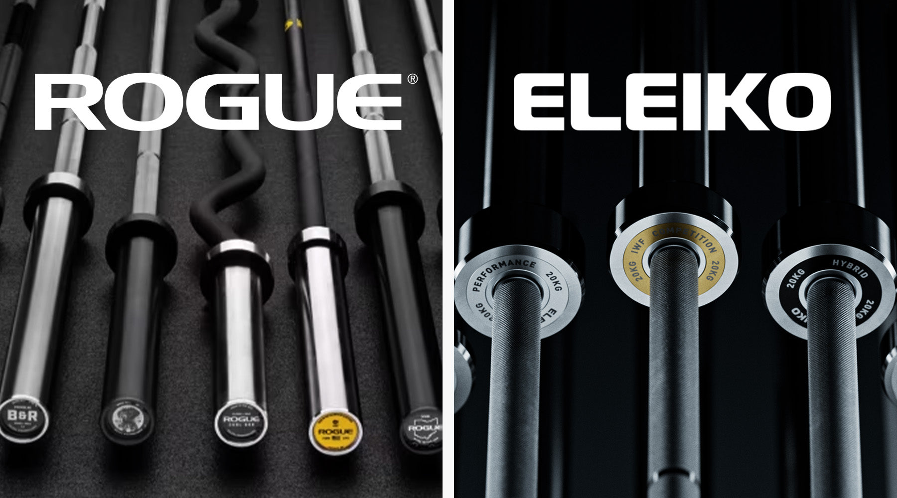 【特集Vol.1】ROGUEとELEIKO─最高のバーベルを求める人のための2大ブランド比較