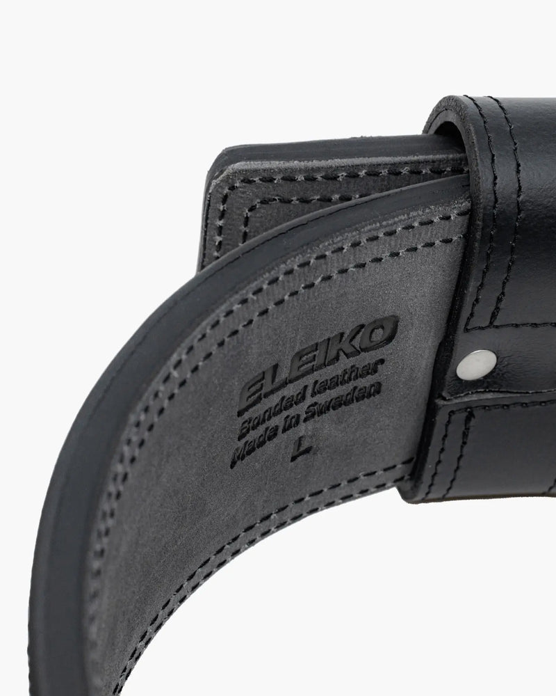 ELEIKO パワーリフティングベルト ブラック IPF公認品