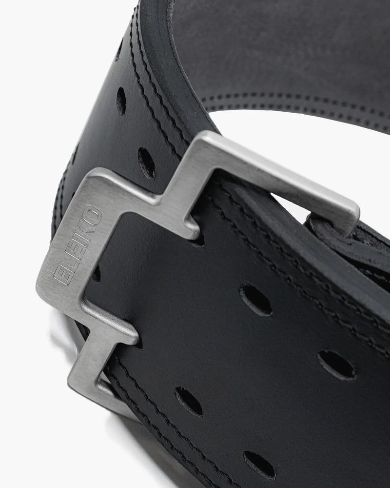 ELEIKO パワーリフティングベルト ブラック IPF公認品