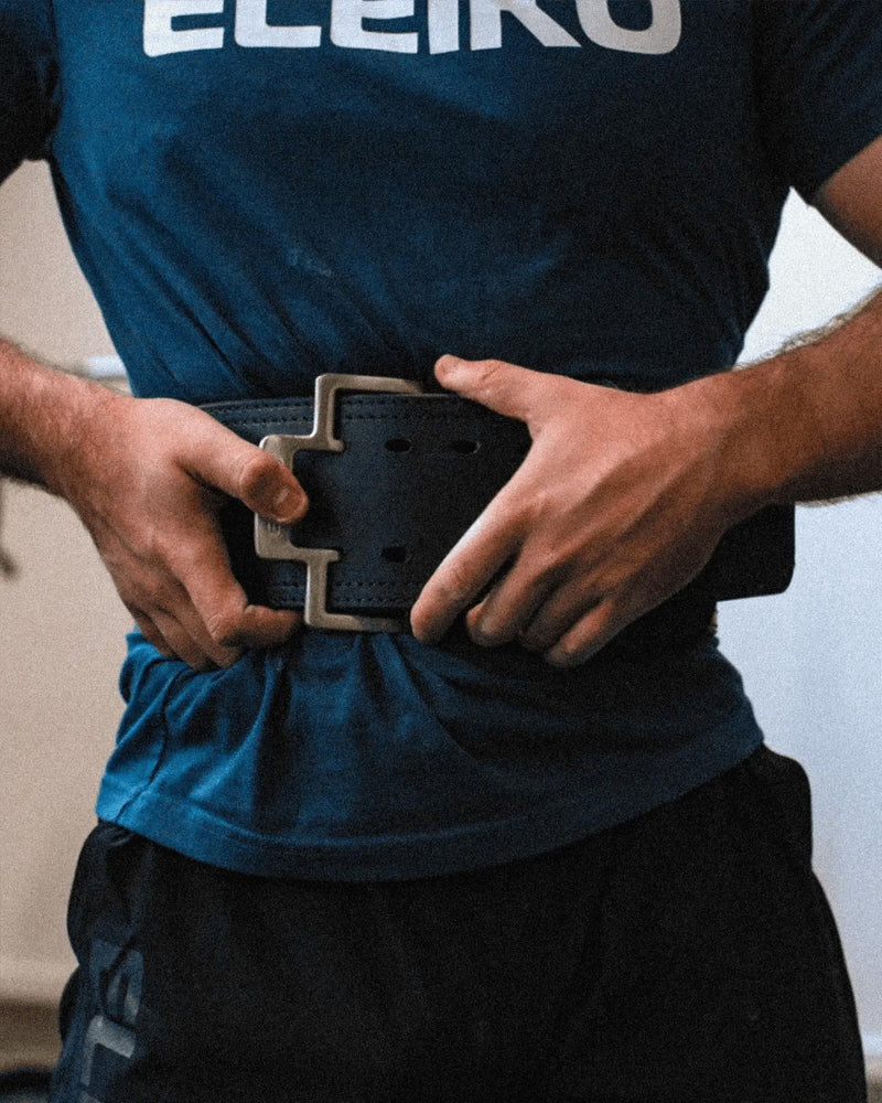 ELEIKO パワーリフティングベルト ブラック IPF公認品