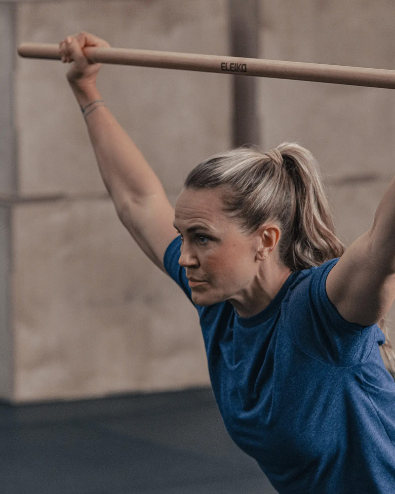 ELEIKO 木製テクニックバー ナチュラルウッド　150cm