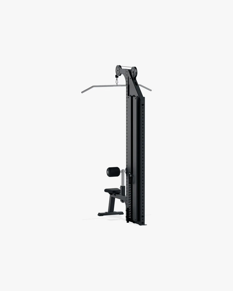 ELEIKO ラットプルダウン 壁面設置型 120kg ブラックの背面斜視