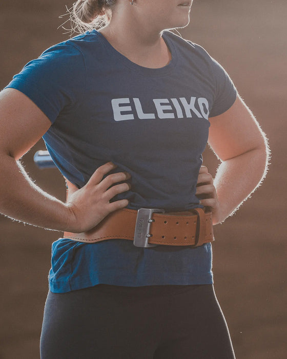 ELEIKO ウェイトリフティングレザーベルト — MBC POWER SHOP