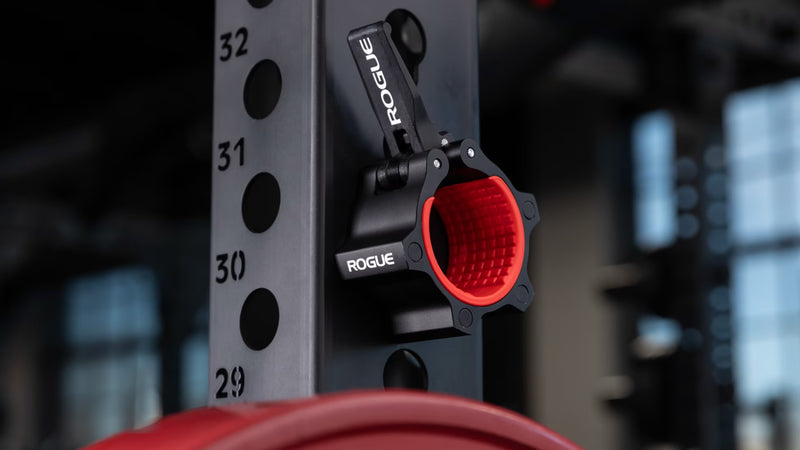 ROGUE USAアルミニウムカラー 2.0 マグネティック ブラック　レバー部とアルミボディの立体形状を斜め上から確認できるディテール