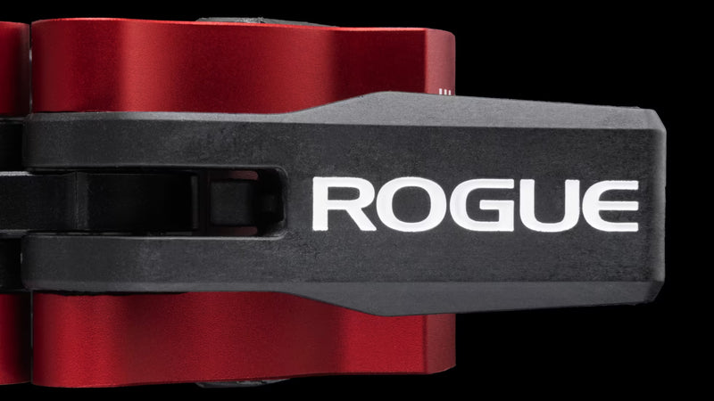 ROGUE USAアルミニウムカラー 2.0 マグネティック レッド　内側グリップパッドとマグネット配置を下側角度から確認できる内部構造