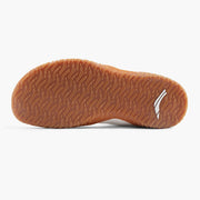 AVANCUSエイペックスパワー V3.0 ホワイトガム アウトソール裏面を真上から捉えたベアフットシューズ、グリップパターンが分かる構造