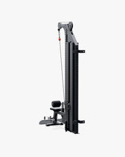 ELEIKO ラットプルダウン＆ローロウ コンボ 壁面設置型 120kg ブラックのローロウ設定 背面斜視