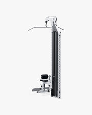 ELEIKO ラットプルダウン＆ローロウ コンボ マルチステーション型 ホワイトの背面斜視