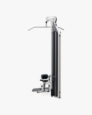 ELEIKO ラットプルダウン＆ローロウ コンボ マルチステーション型 ライトアイボリーの背面斜視
