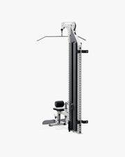 ELEIKO ラットプルダウン＆ローロウ コンボ 壁面設置型 120kg ライトアイボリーの背面斜視