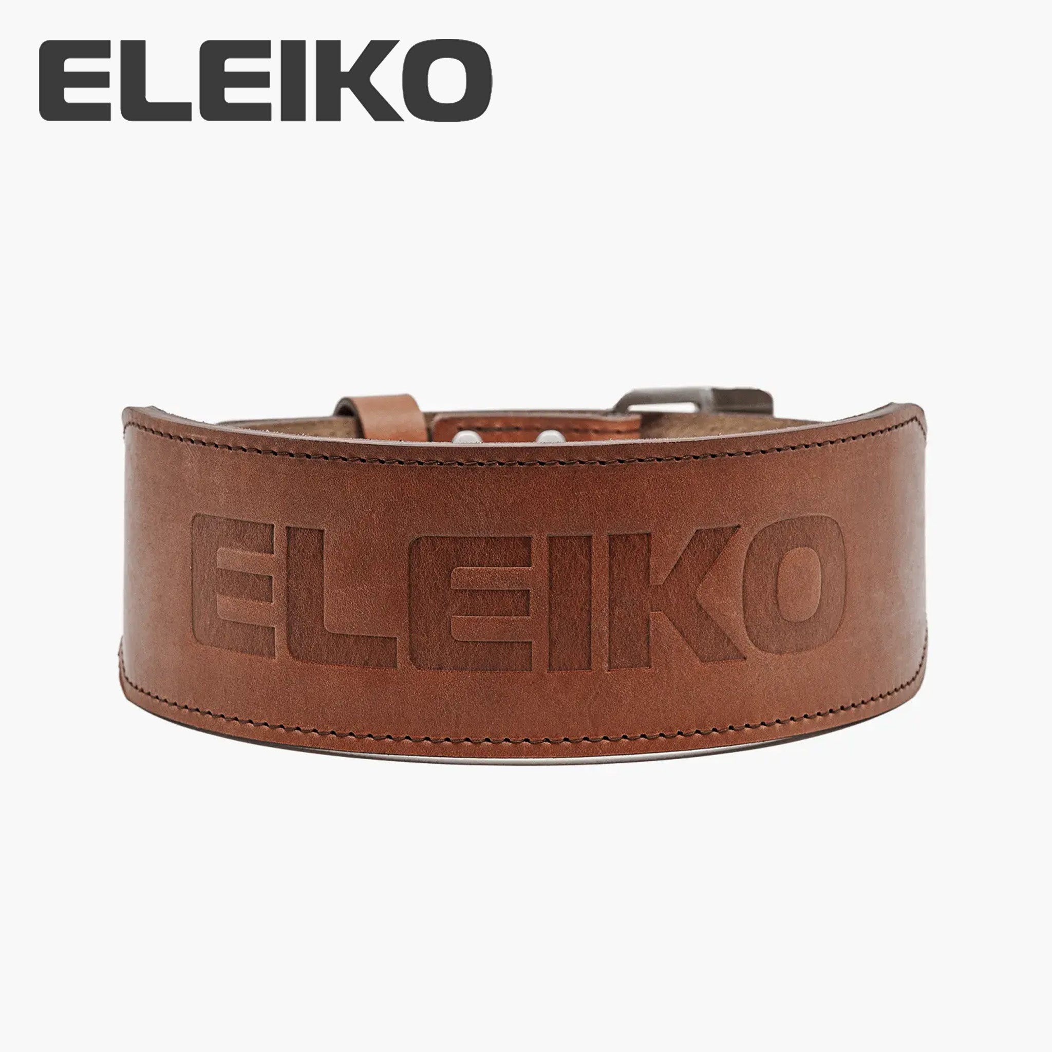 ELEIKO ウェイトリフティングレザーベルト — MBC POWER SHOP