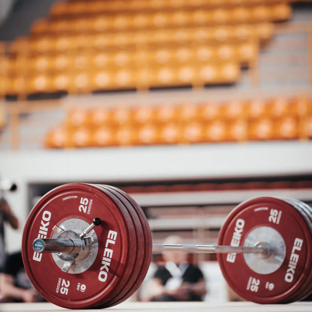 ELEIKO ウェイトリフティング コンペティションバー 15kg IWF公認品 クローズアウト】ELEIKO ウェイトリフティング コンペティションバー