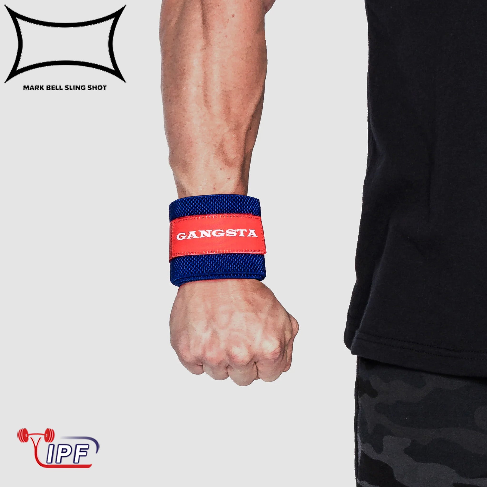 SLINGSHOT ギャングスタ リストラップ IPF公認品 — MBC POWER SHOP