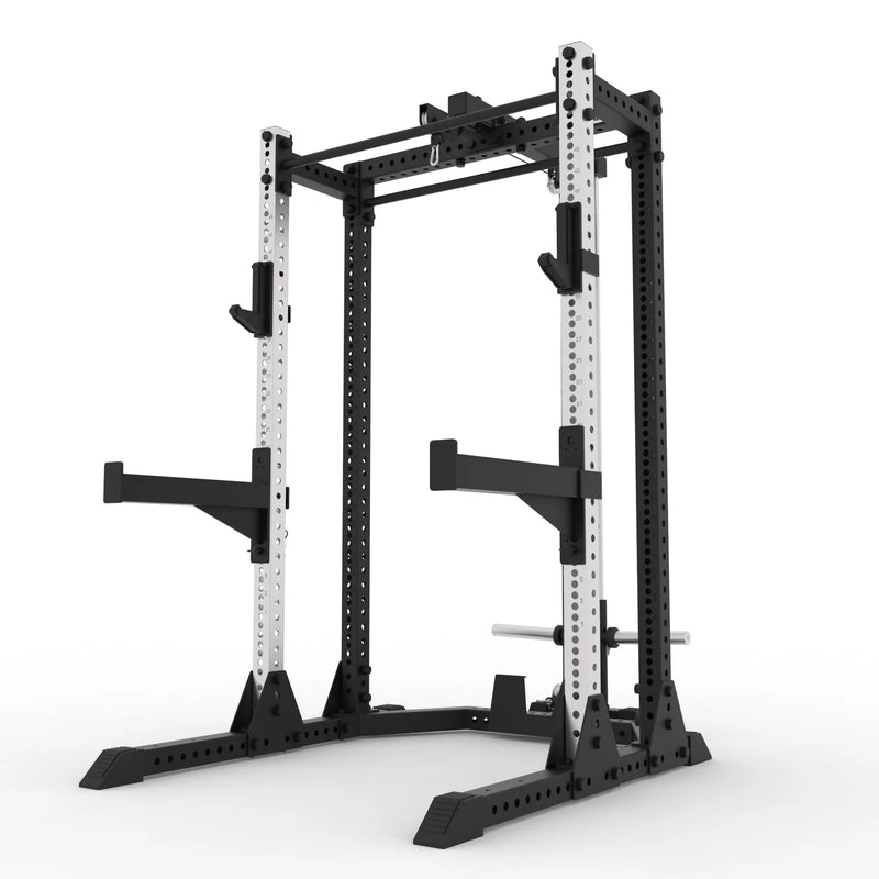 タイプ1.5_ステンレス＆ブラック_プレートロード式ラットプルダウン/ローロウ