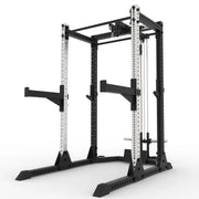 タイプ2_ステンレス＆ブラック_プレートロード式ラットプルダウン/ローロウ