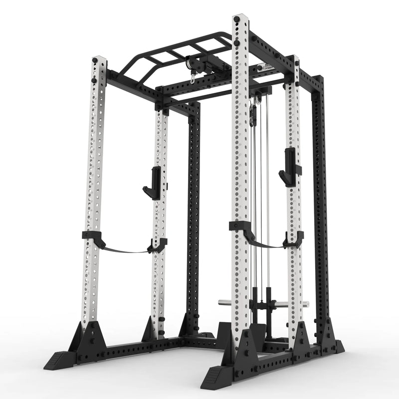 タイプ4_ステンレス＆ブラック(タイプ4)_プレートロード式ラットプルダウン/ローロウ