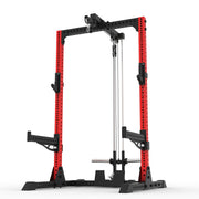 タイプ2_グロスレッド_プレートロード式ラットプルダウン/ローロウ