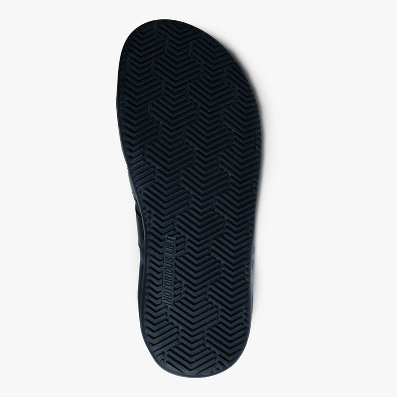 NOTORIOUS LIFT SUMO SOLE GEN5 ステルスカラー ベアフットリフティングシューズ アウトソール全体を真下から捉えたグリップパターン構造