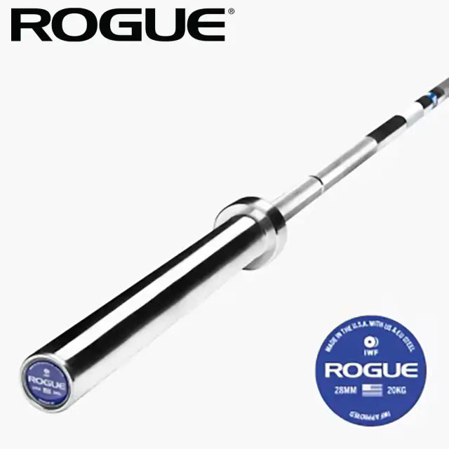 ROGUE 28MM IWFオリンピックウェイトリフティングバー ブライトジンク IWF公認品
