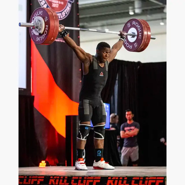 ROGUE 28MM IWFオリンピックウェイトリフティングバー ブライトジンク IWF公認品