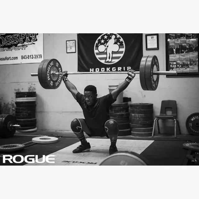 ROGUE 28MM IWFオリンピックウェイトリフティングバー ブライトジンク IWF公認品