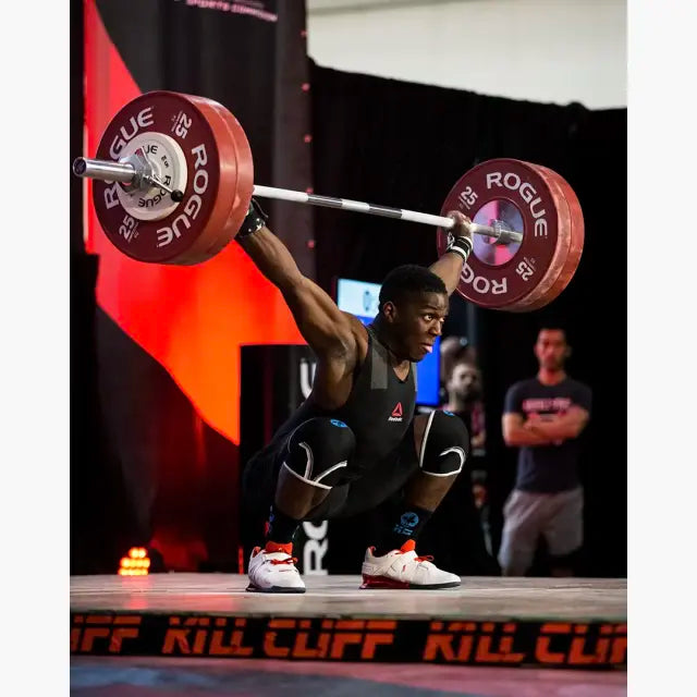 ROGUE 28MM IWFオリンピックウェイトリフティングバー ブライトジンク IWF公認品