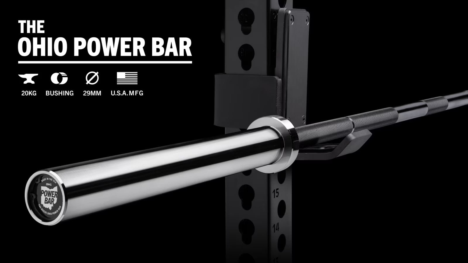 ROGUE 20KGオハイオパワーバー IPF公認品 — MBC POWER SHOP