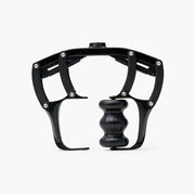 ROLL Recovery R8インサート スーパーディープ ボルダーブラックをR8本体横に並べた正面構成の装着イメージ