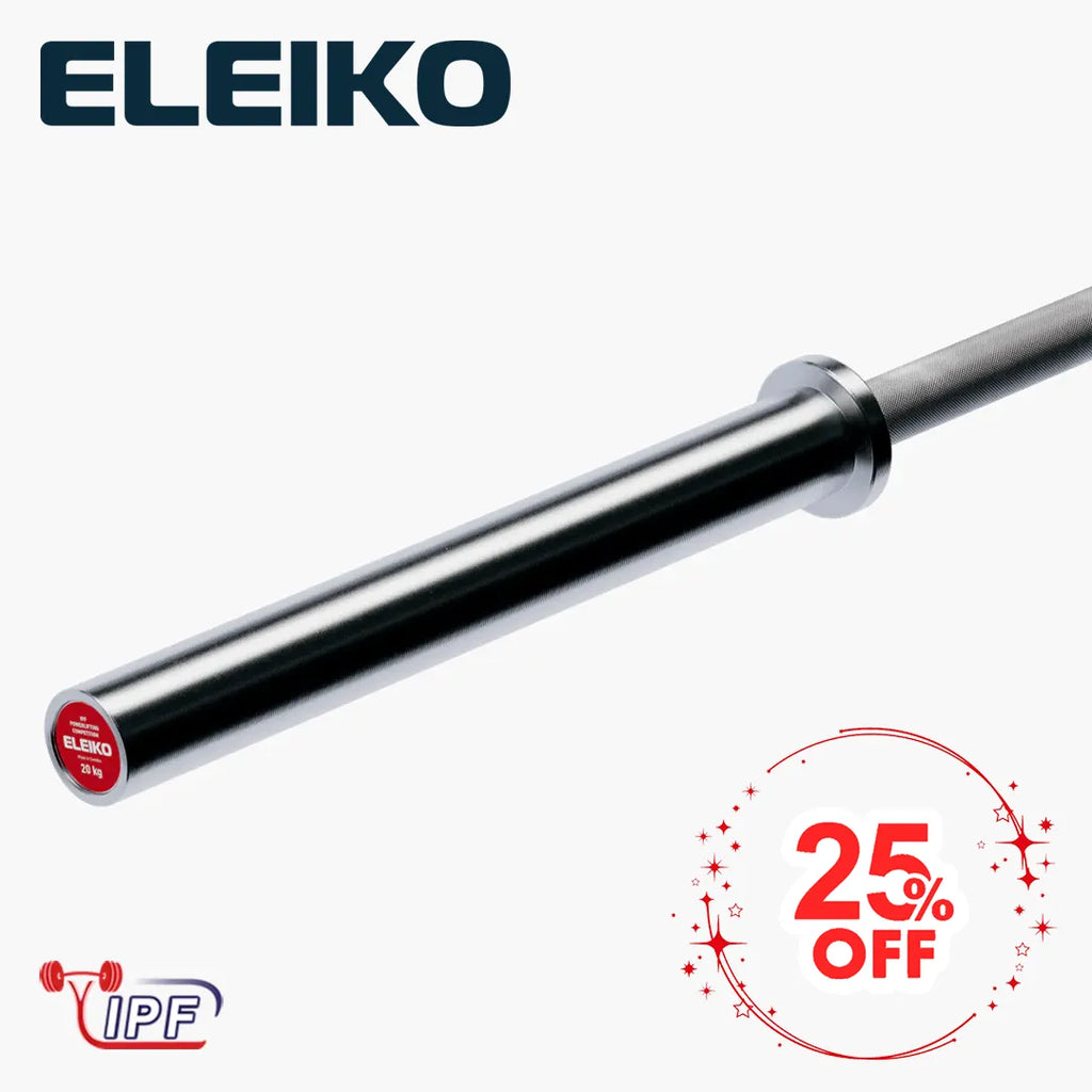 ELEIKO Powerlifting Competition Bar IPF Approved โ MBC POWER SHOP