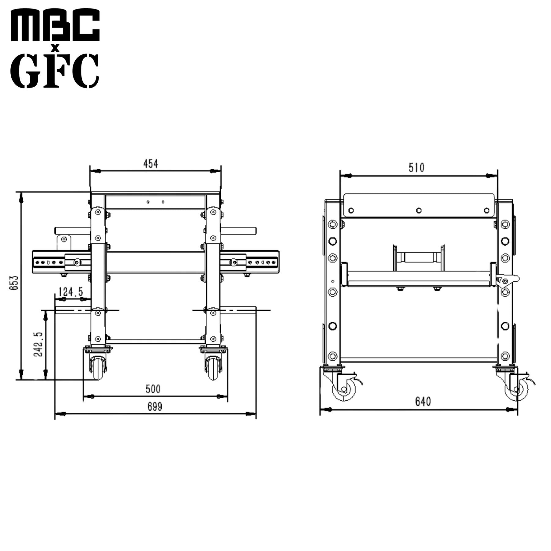 MBC×GFC ダンベルスタンドPRO — MBC POWER SHOP