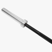 MBC ショートスリーブ パワーバー ブラック 片側スリーブを手前にした角度。コンパクトなスリーブ長とシャフトとの接続部が分かる視点