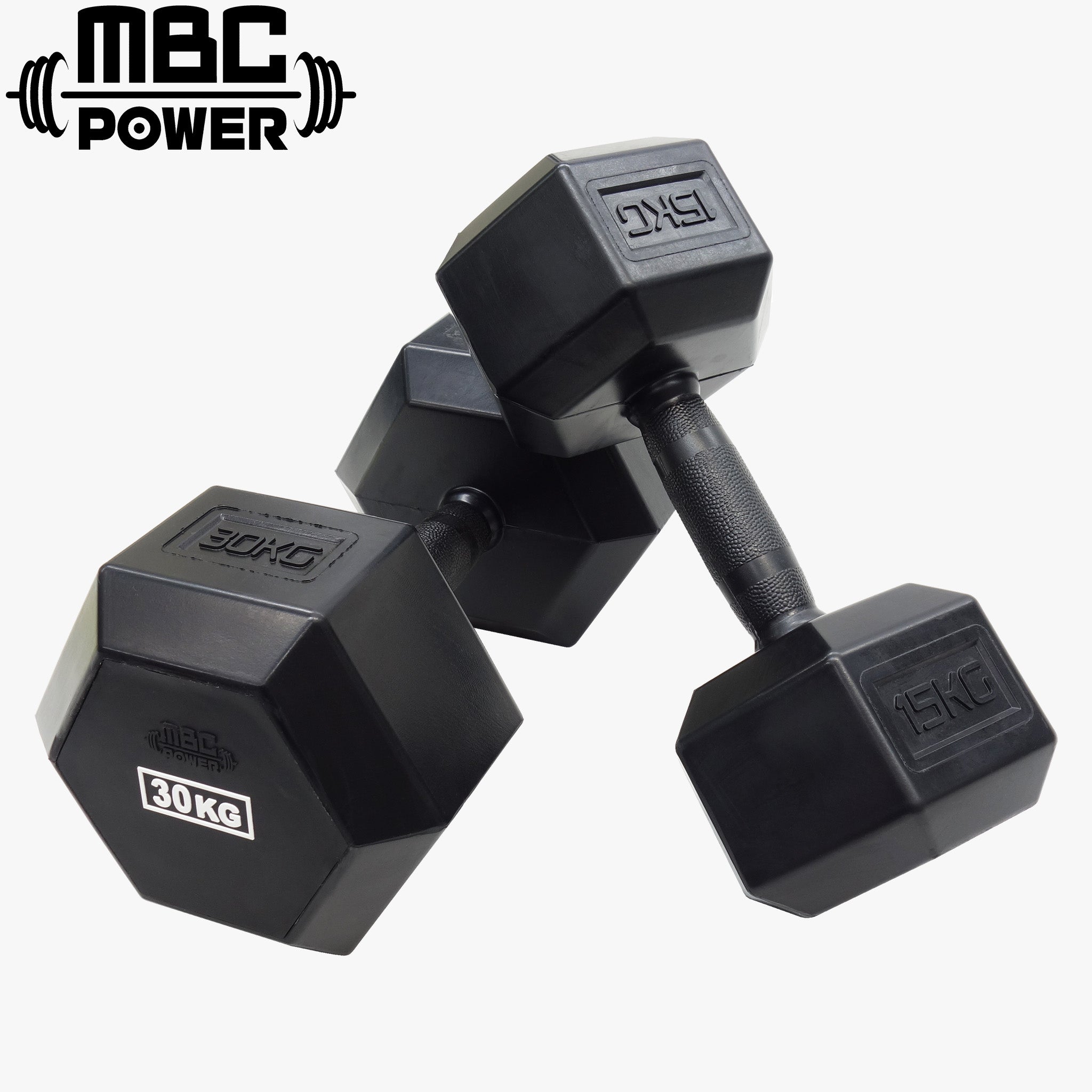 クローズアウト】MBC フルラバーコーテッドヘックスダンベル2.0 — MBC