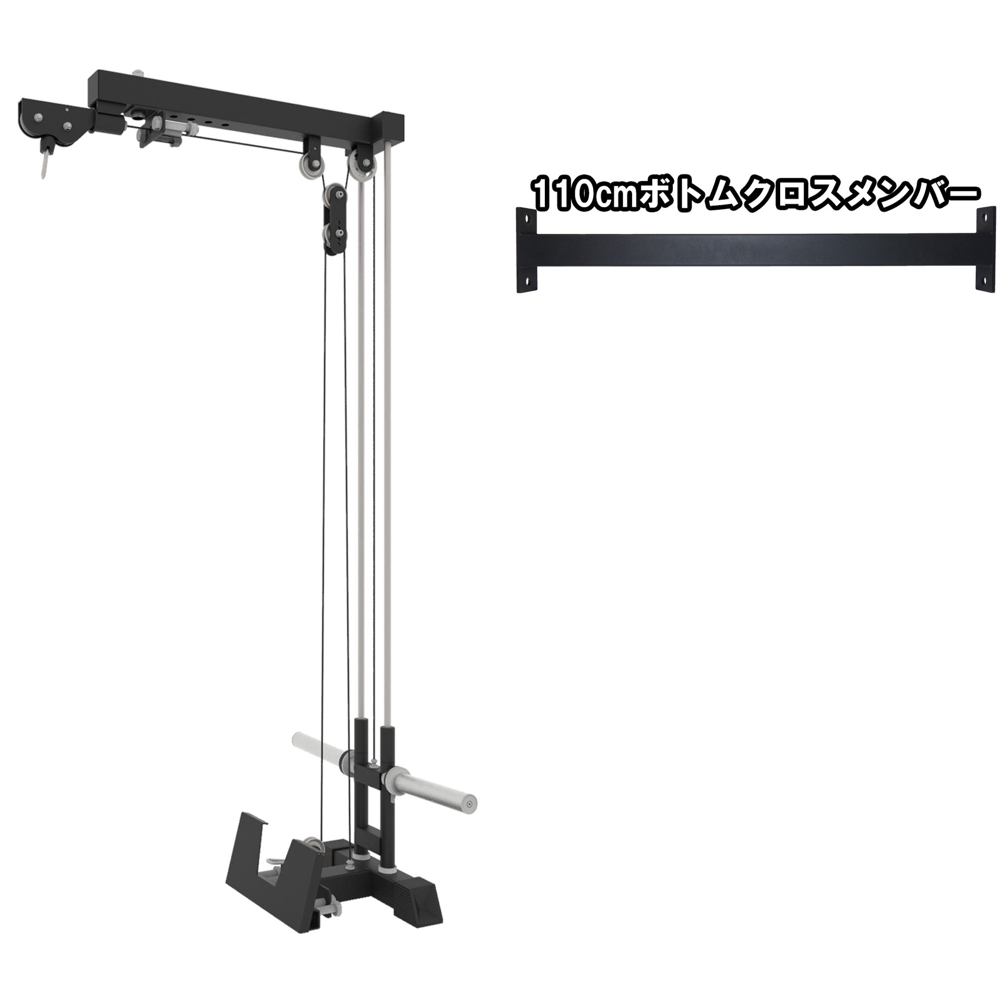 MBC オリジナルラック プレートロード式 ラットプルダウン/ローロウ