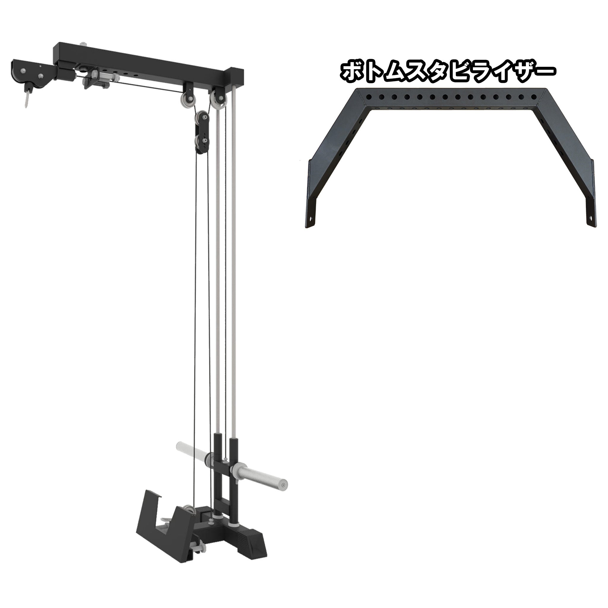 MBC オリジナルラック プレートロード式 ラットプルダウン/ローロウ