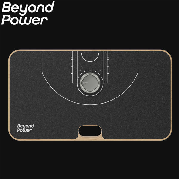 ブラックカラーのBEYOND POWER VOLTRA トラベルプラットフォームを真上から写した全体ビュー